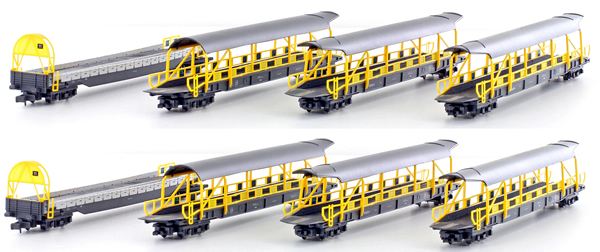 Kato HobbyTrain Lemke H23941 - 8pc Auto Transport Set